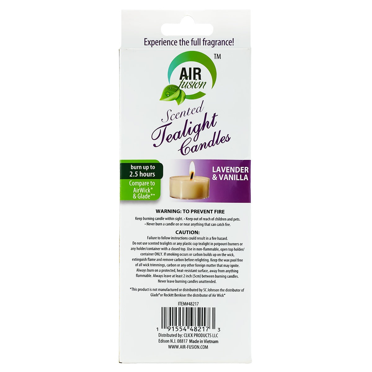 Tea Lights Candles Lavender & Vanilla 0.35 oz 10 Pcs