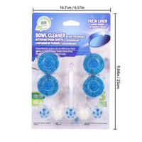 Hanger Toilet Cleaner & Tablets Set Fresh Linen 4 × 1.75 oz + 2 oz x 1