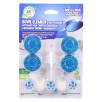 Hanger Toilet Cleaner & Tablets Set Fresh Linen 4 × 1.75 oz + 2 oz x 1