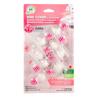 Air Fusion Toilet Bowl Cleaner 16pk Floral