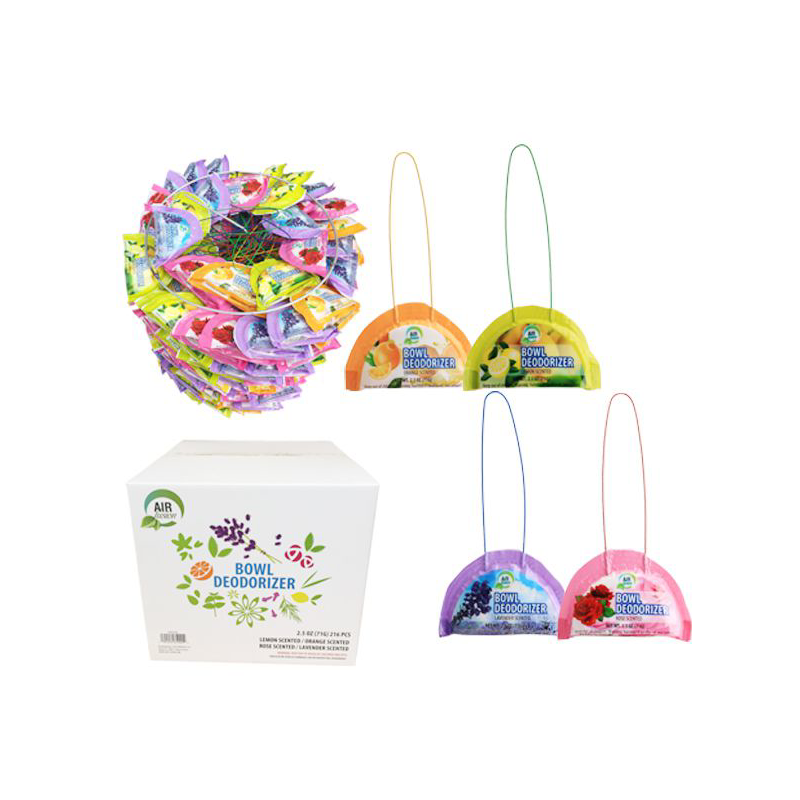 Bowl Deodorizer Hanging Mount 2.5 oz Citrus / Lavender / Lemon / Rose