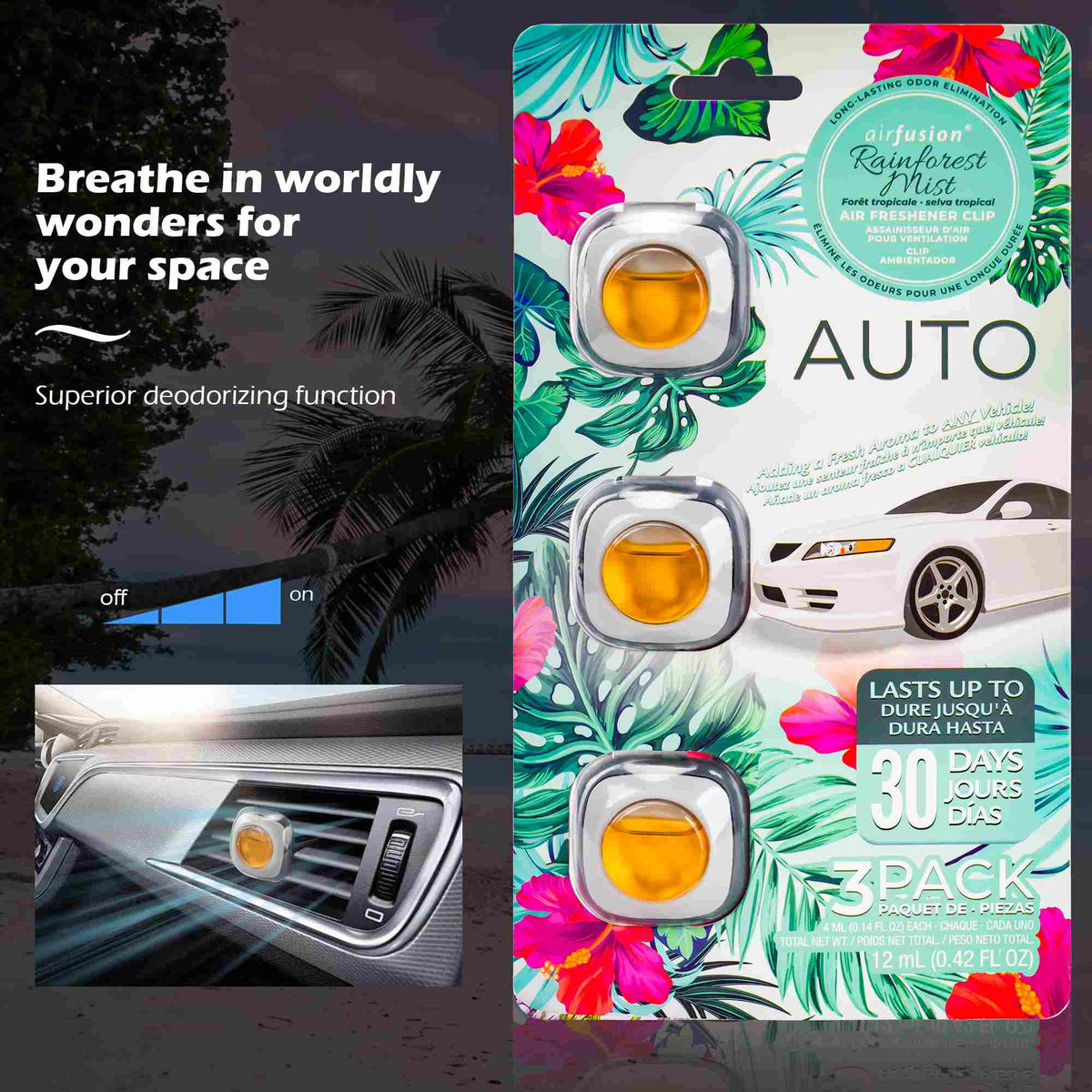 Rainforest Mist 0.14 oz 3 Pack