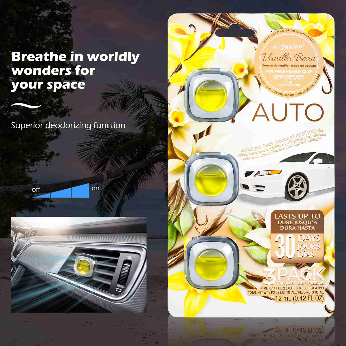 Vanilla Bean 0.14 oz 3 Pack