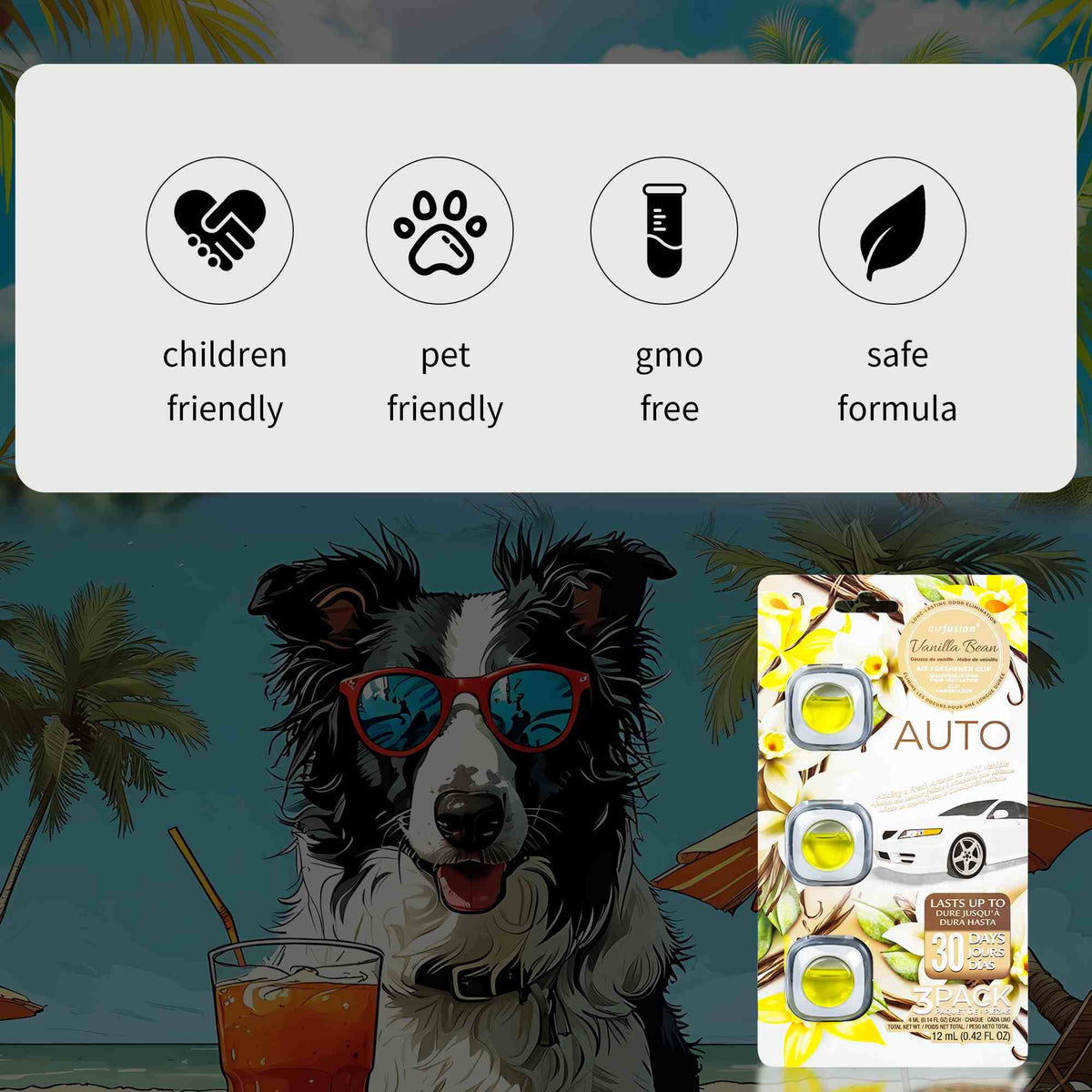 Vanilla Bean 0.14 oz 3 Pack