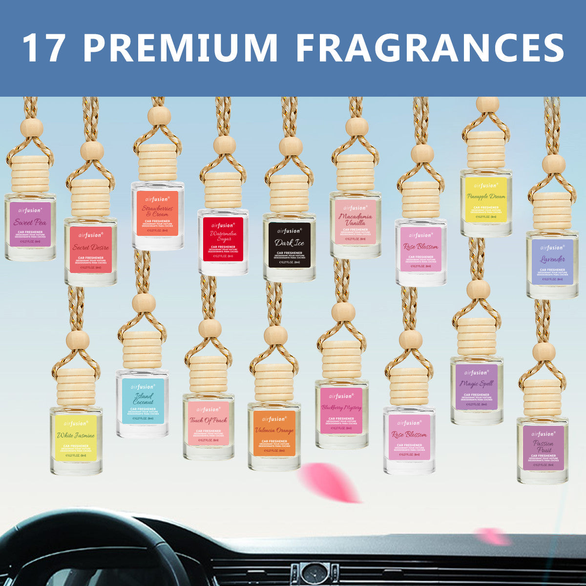 Car Freshener 17 Scents 0.27 oz