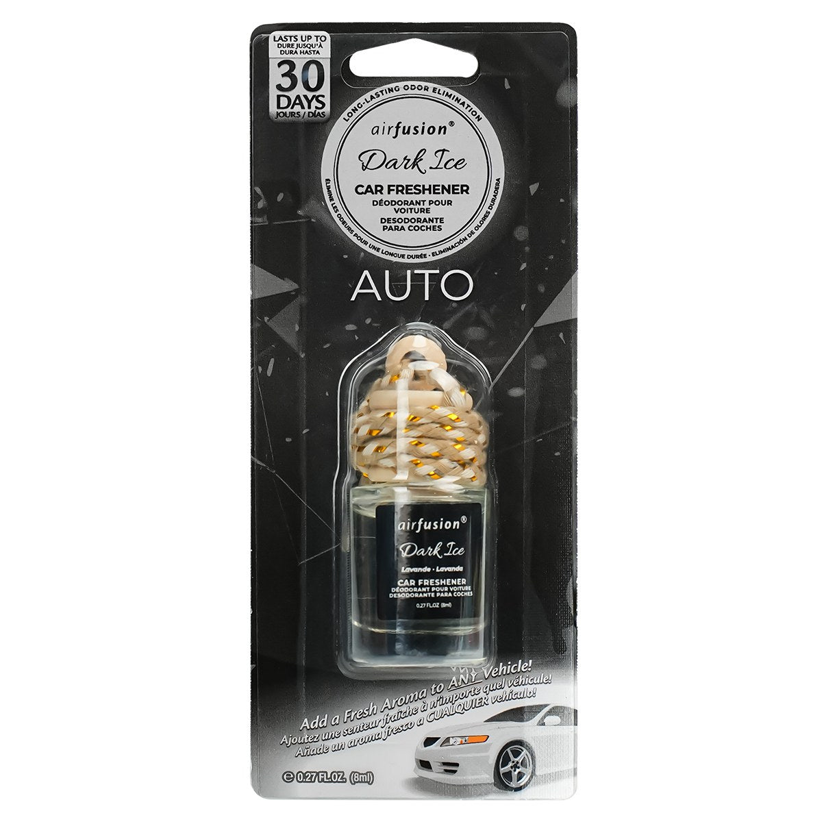 Dark Ice Car Air Freshener - Long-Lasting Cool Scent