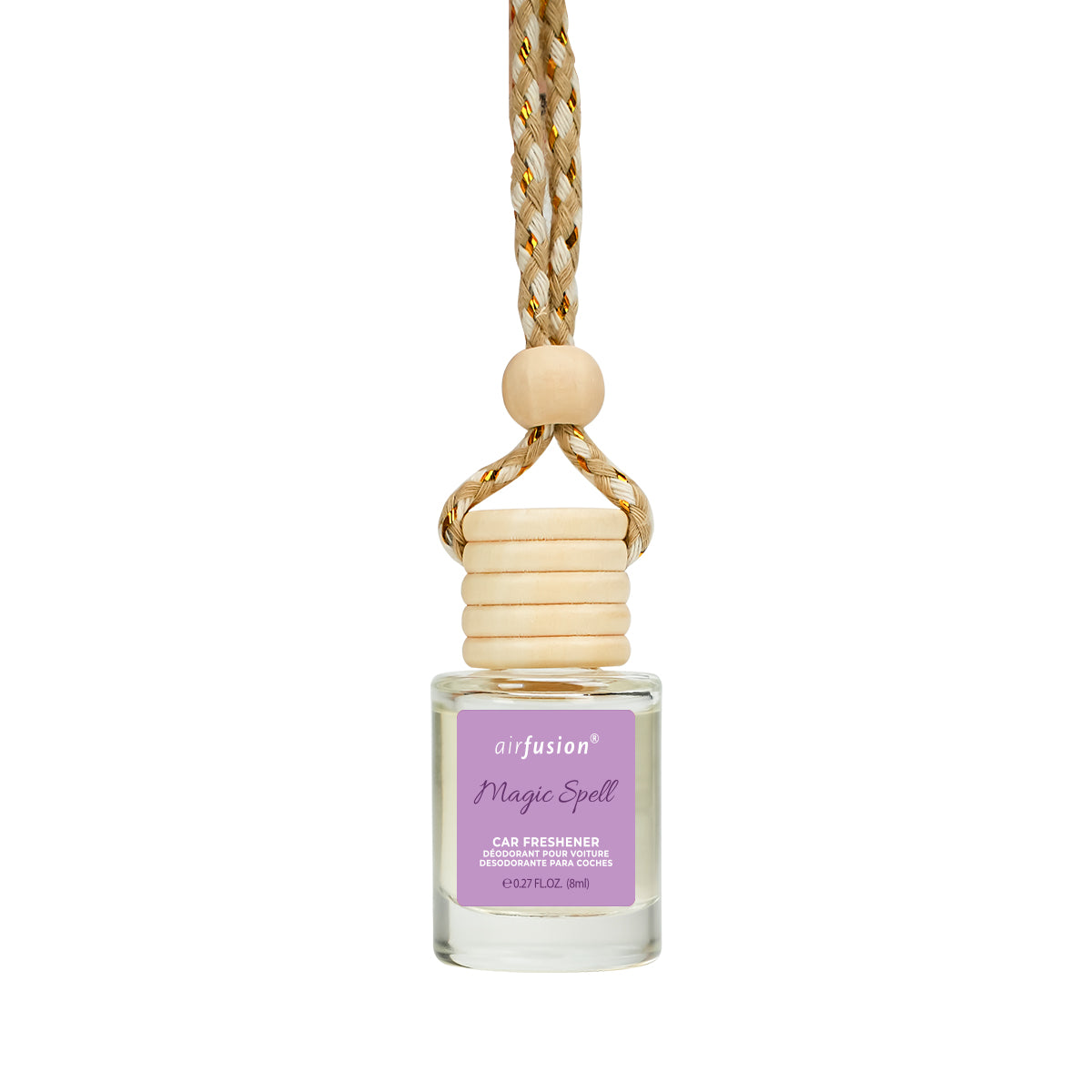 Rose Blossom Car Air Freshener - Elegant Floral Scent