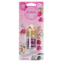 Rose Blossom Car Air Freshener - Elegant Floral Scent