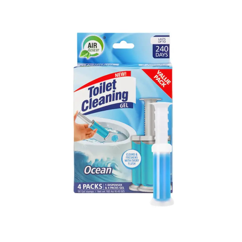 Toilet Cleaning Gel Stamp  Ocean Fresh 1.61 oz 4 Packs
