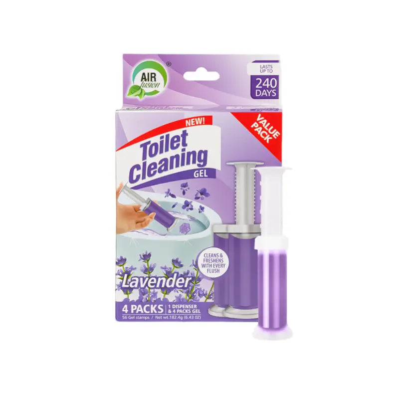 Toilet Cleaning Gel Stamp Lavender 1.61 oz 4 Packs