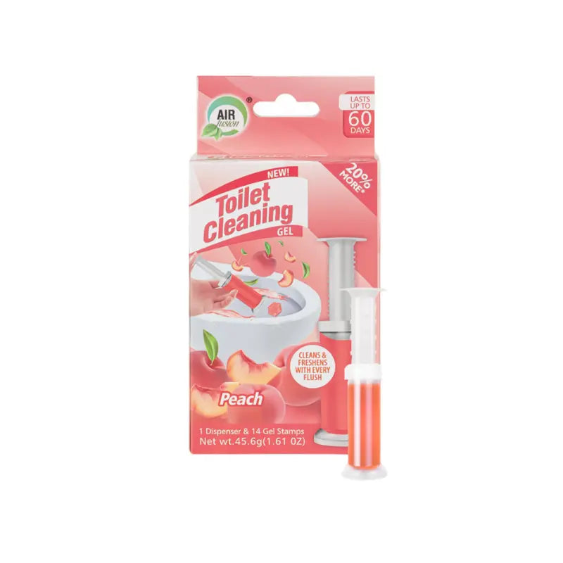 Toilet Cleaning Gel Stamp Peach 1.61 oz 1 Pack